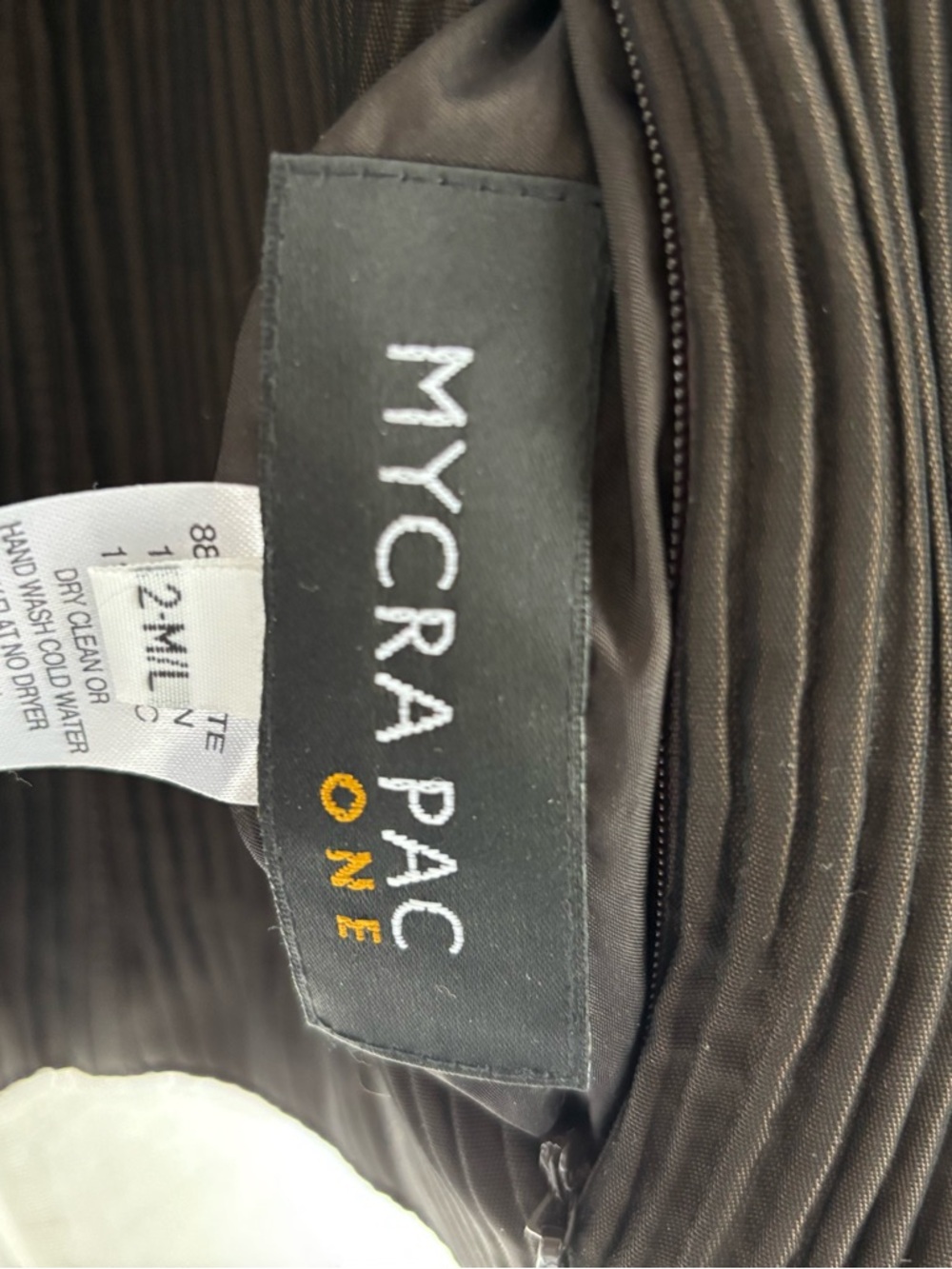 Mycra Pac Brown Ribbed Zip Front Utility Jacket - Picture 7 of 9